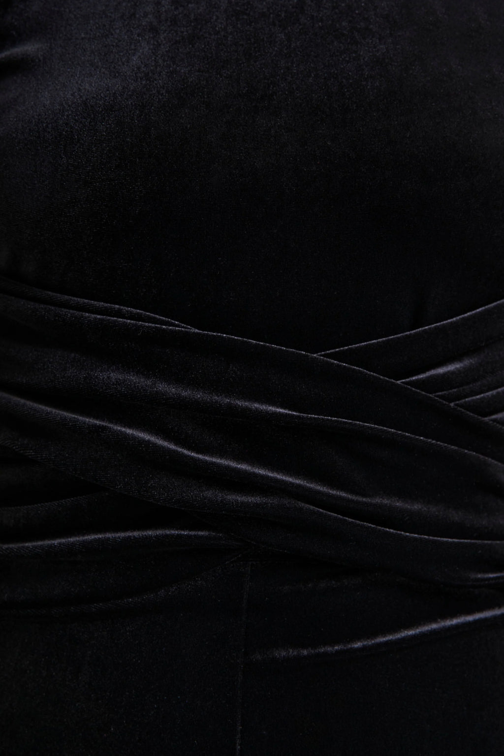 Madalina | Black High-Neck Jumpsuit With Scarf-Detail