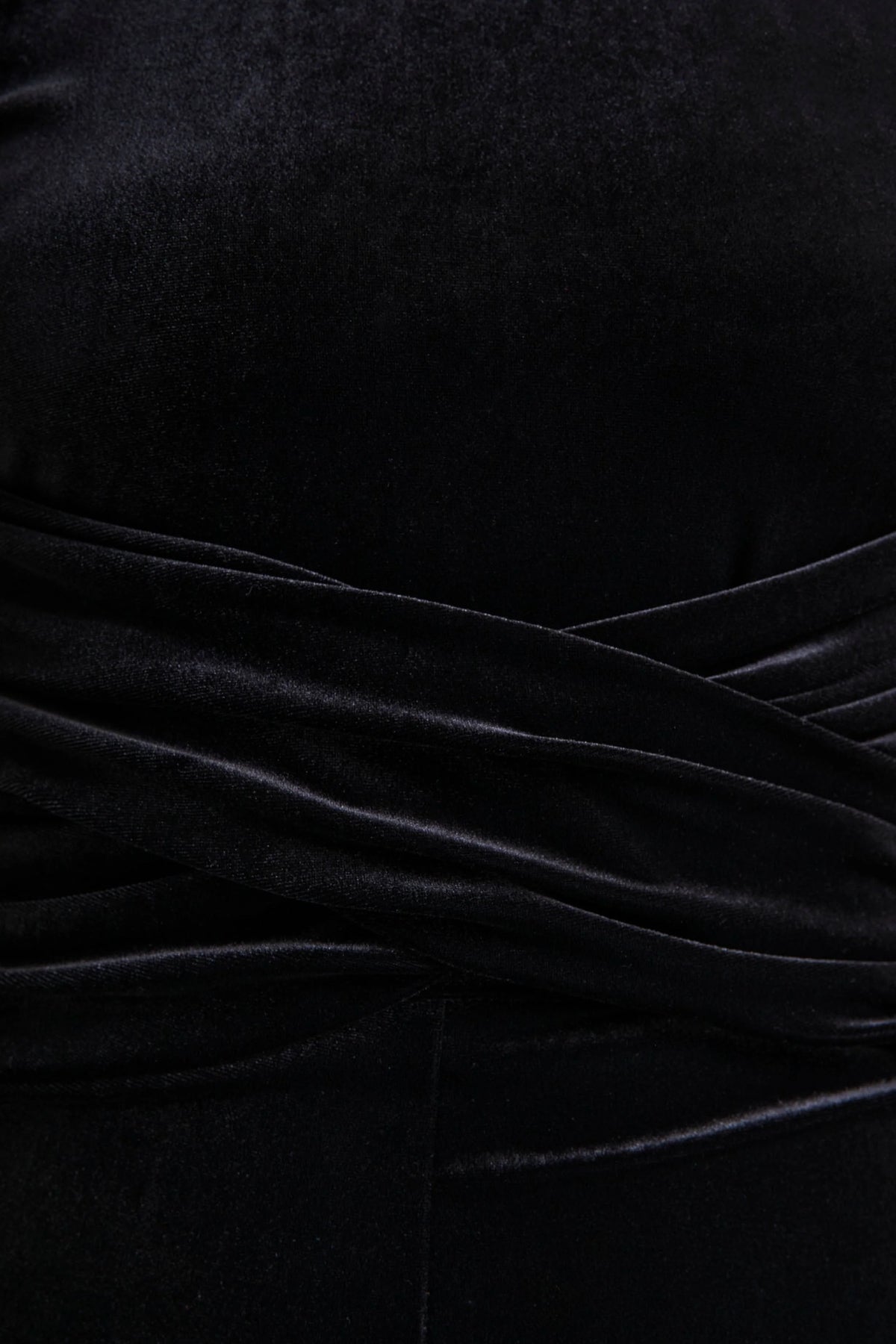Madalina | Black High-Neck Jumpsuit With Scarf-Detail