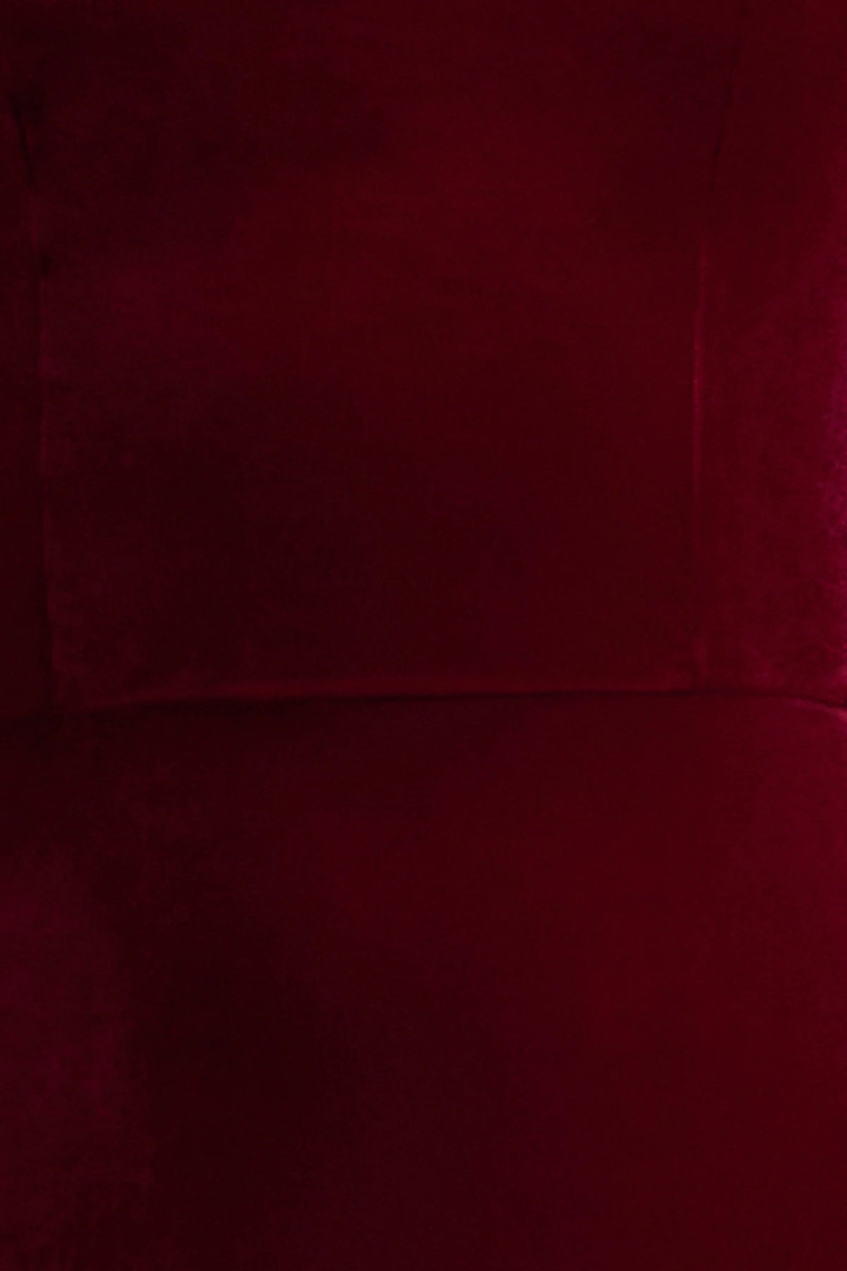 Illusion | Burgundy Velvet Bandeau Maxi Dress With Bow Detail