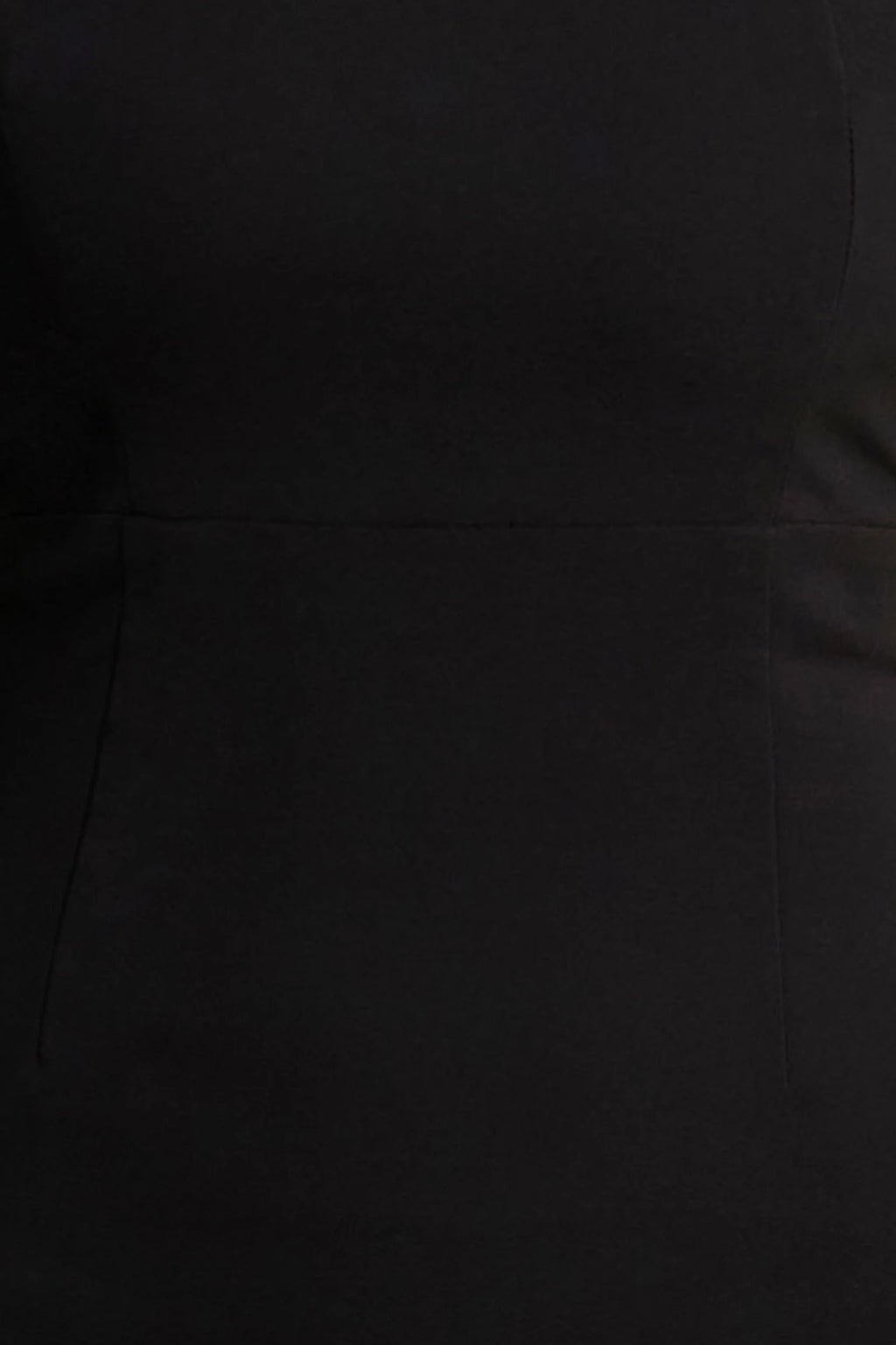 Retreat | Black Square-Neck Maxi Dress With Satin Puff-Sleeves