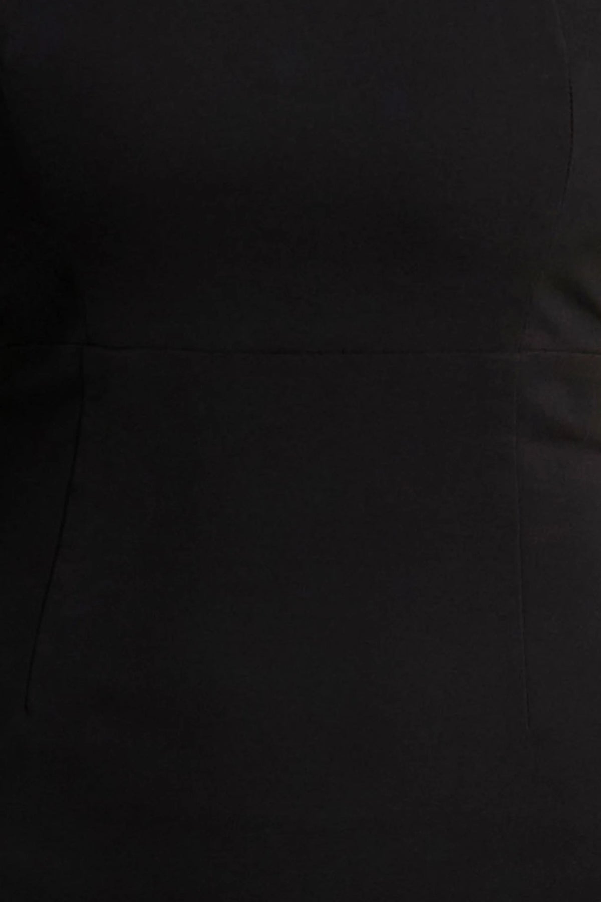 Retreat | Black Square-Neck Maxi Dress With Satin Puff-Sleeves
