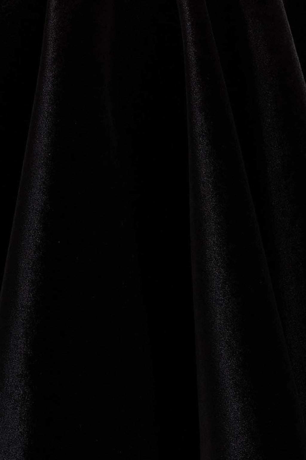 Mirage | Black Velvet Halter-Neck Mini Dress With Skater-Skirt