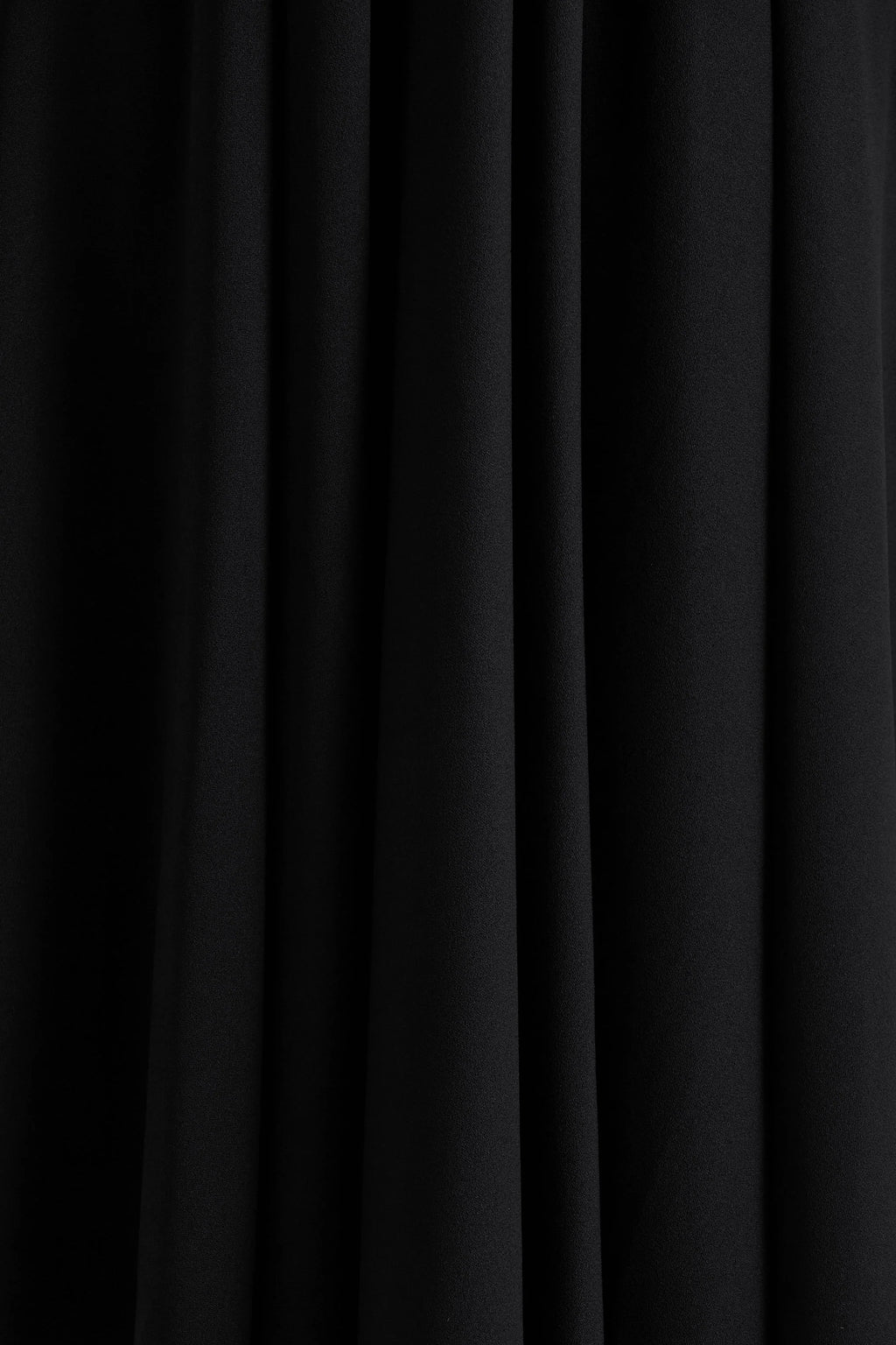Alison | Black Square-Neck A-Line Midi Dress