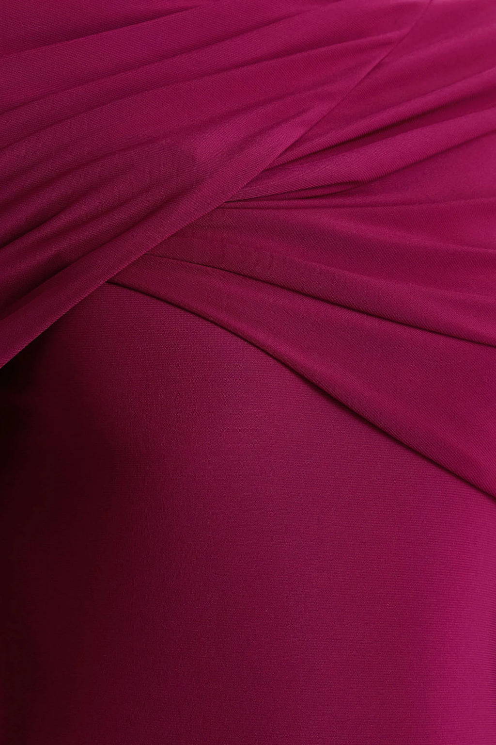 Aneira | Burgundy High-Neck Maxi Dress With Cape Sleeves