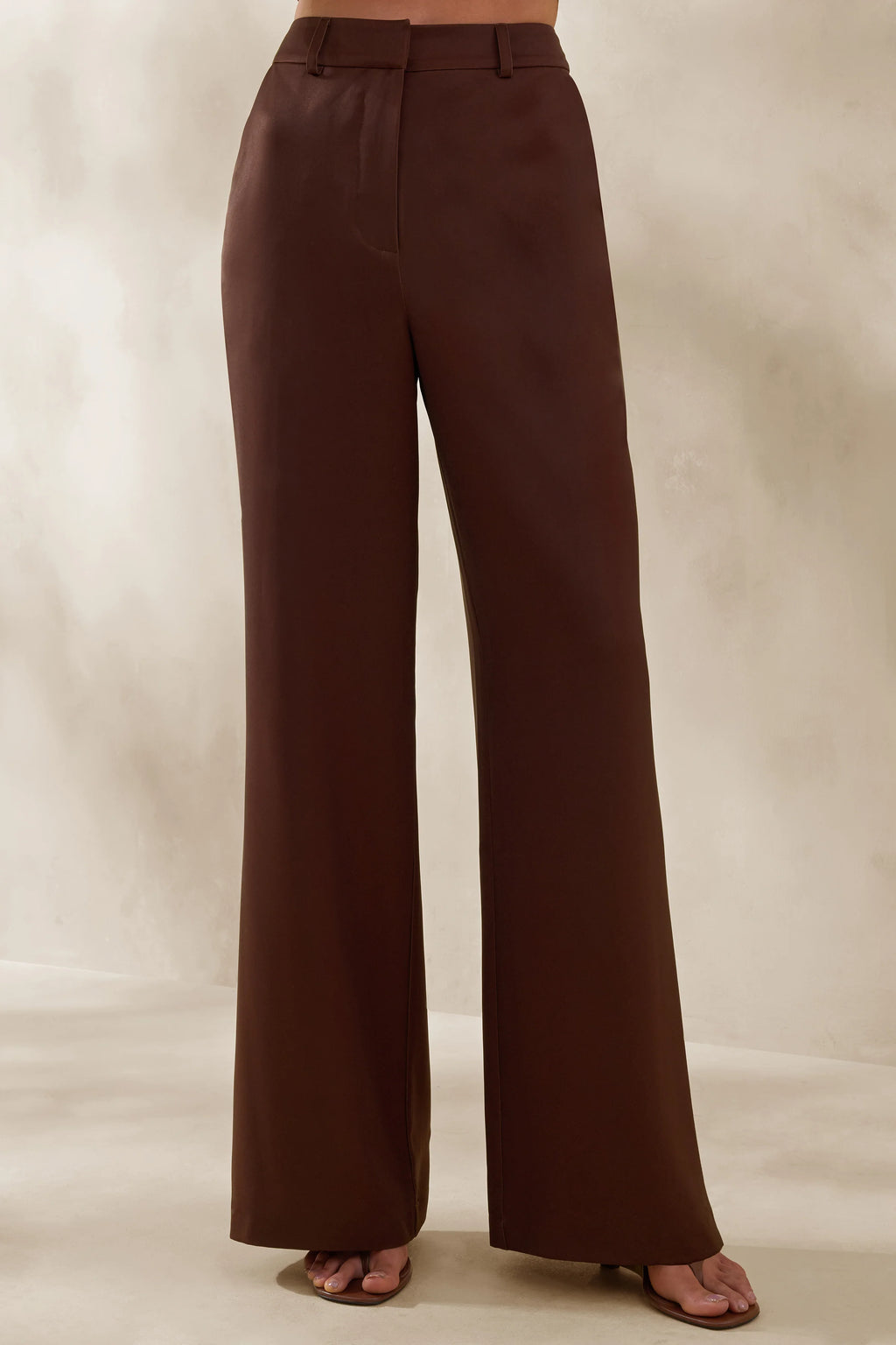 Seloria | Brown Wide-Leg Trouser