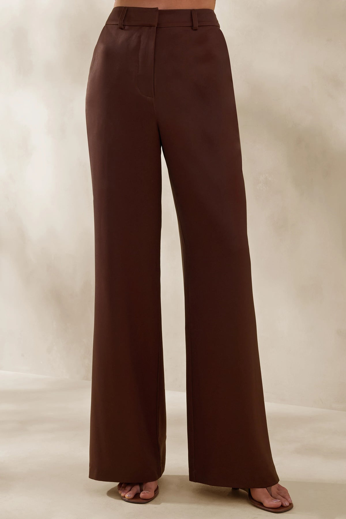Seloria | Brown Wide-Leg Trouser