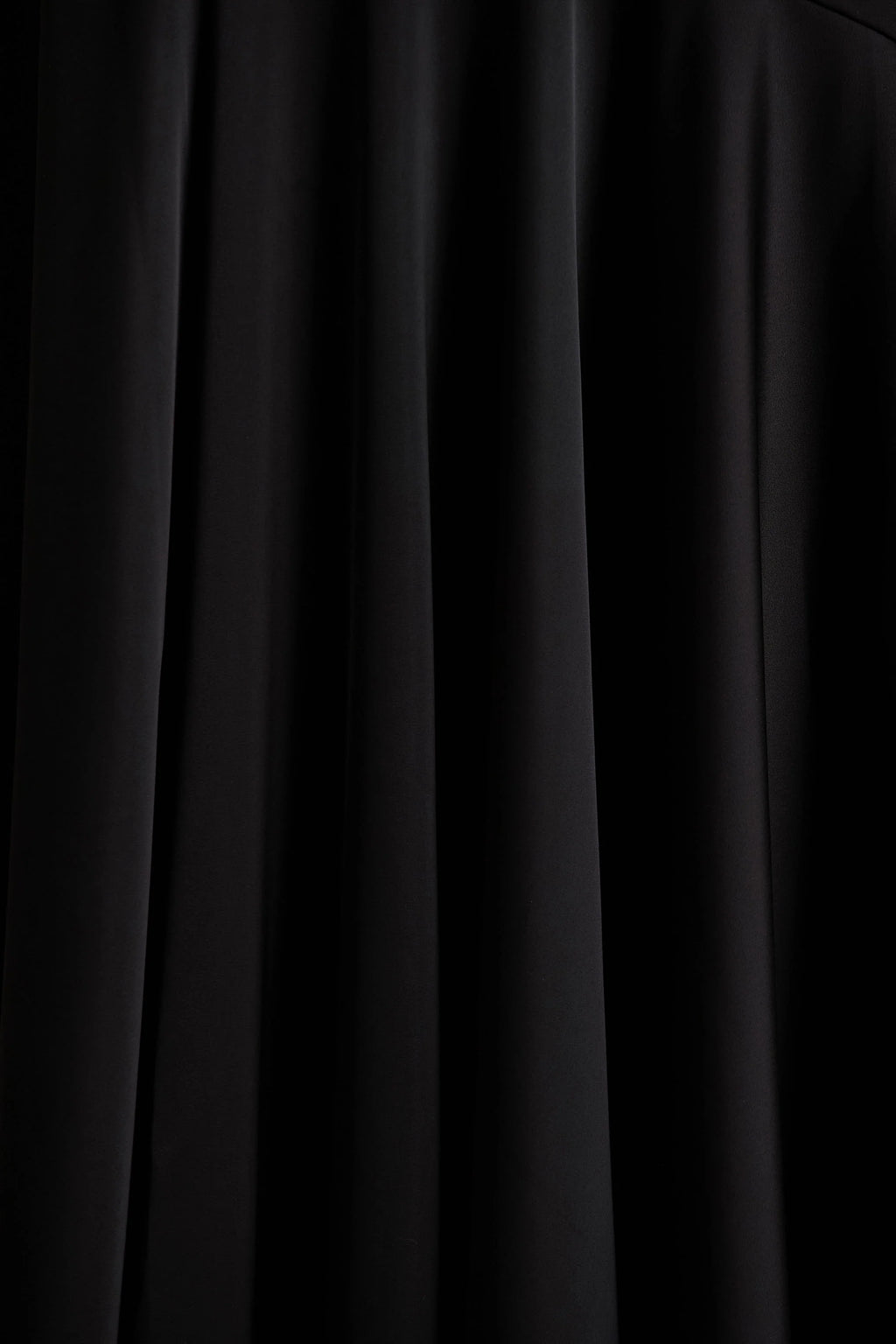 Jemima | Black Satin Halter-Neck Maxi Dress With Feather Trim