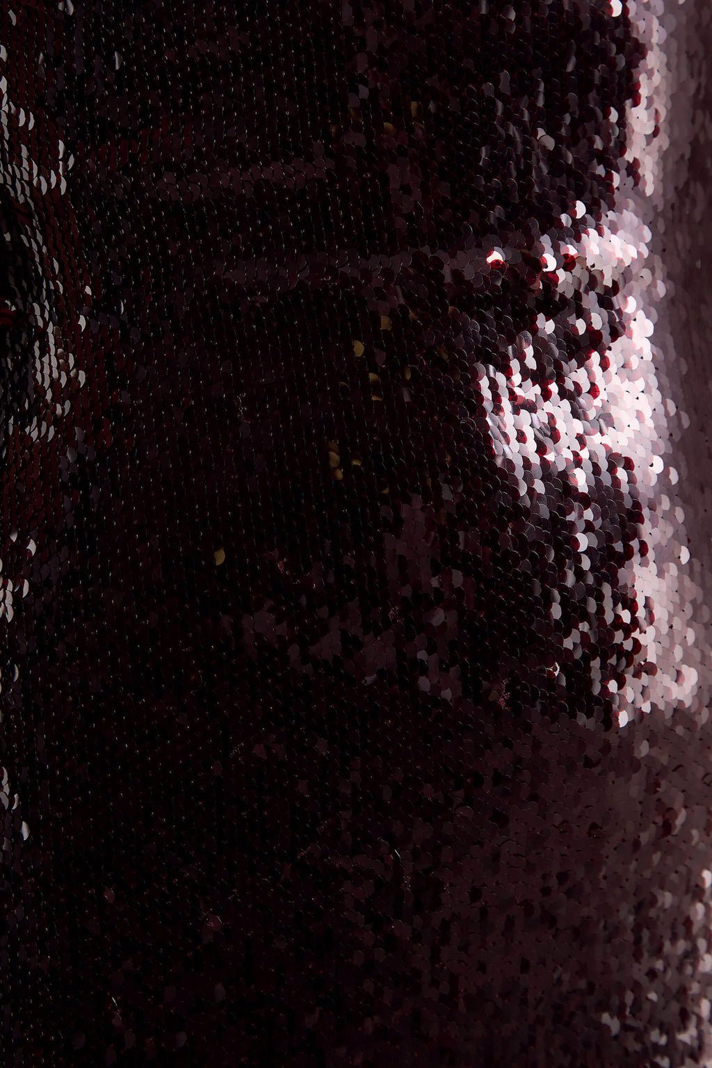 Lenor | Burgundy Plunge-Neck Maxi Dress