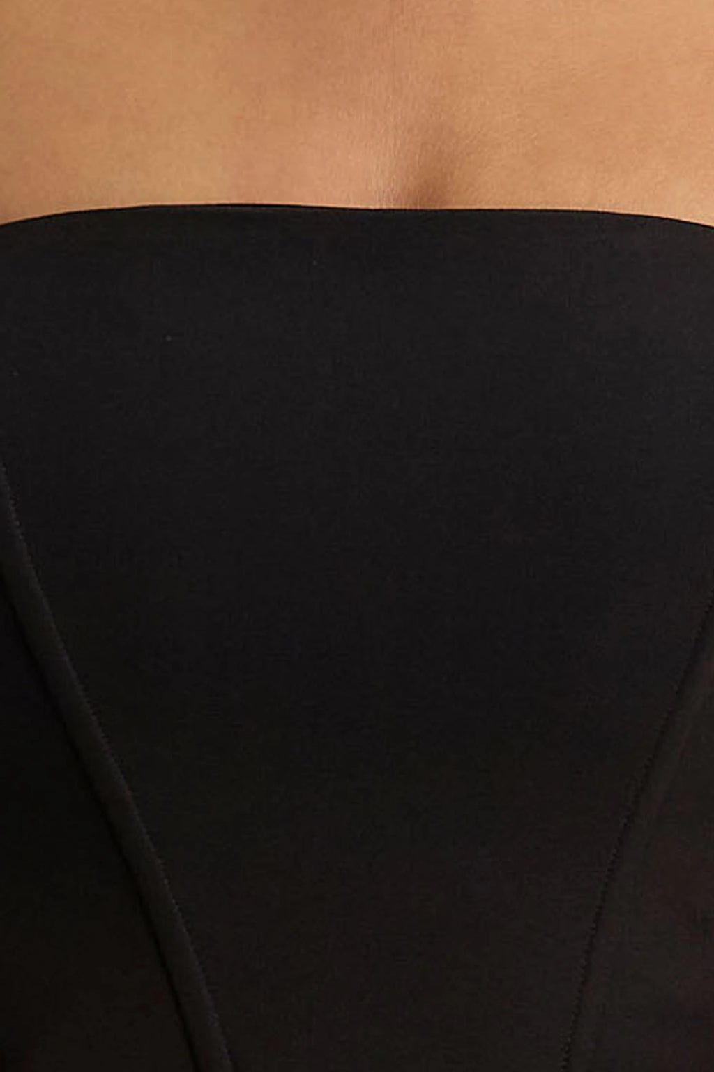 Panama | Black Bardot Jumpsuit With Cream Puff Sleeves