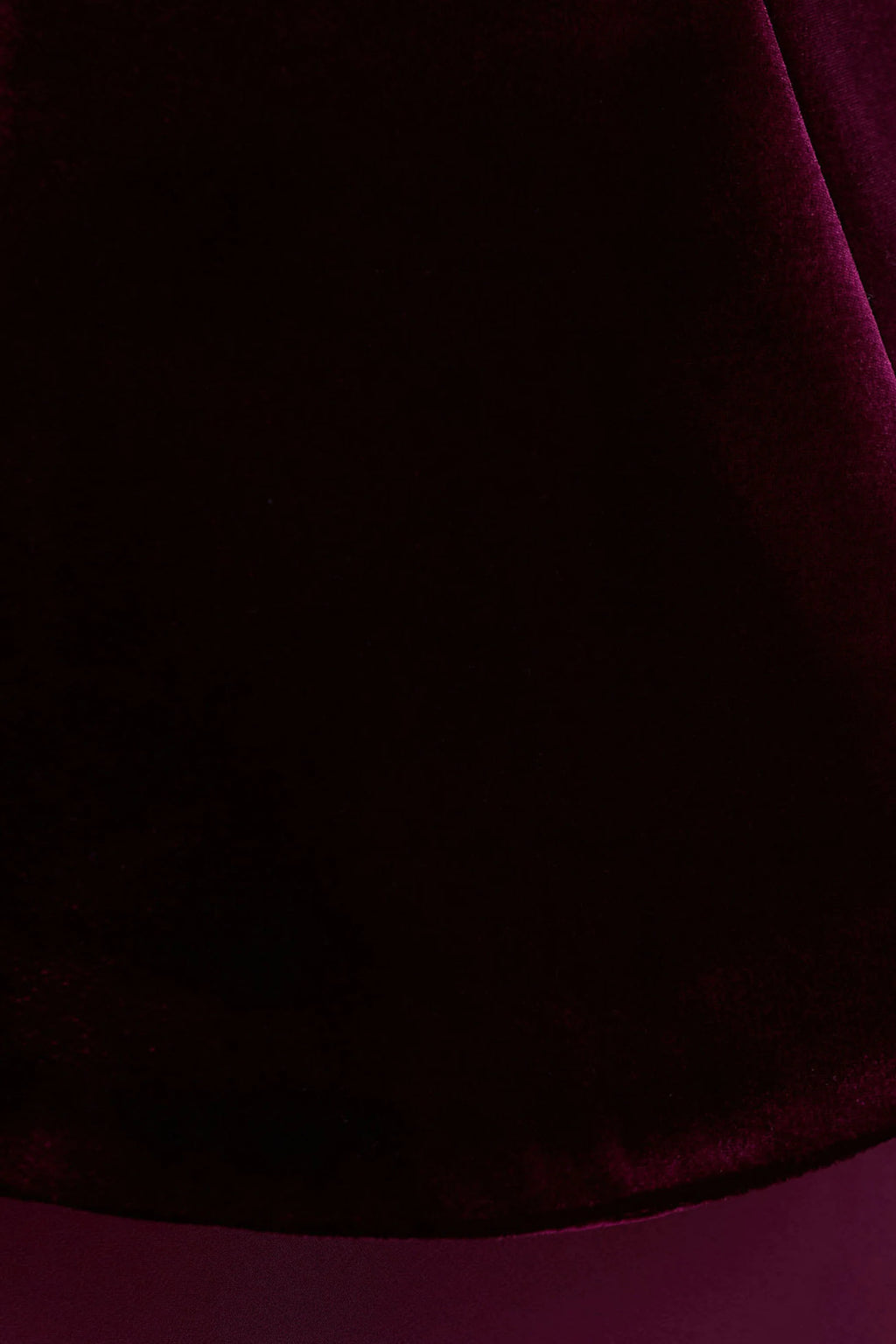 Indulgent | Burgundy Velvet And Satin Bandeau Corset Maxi Dress