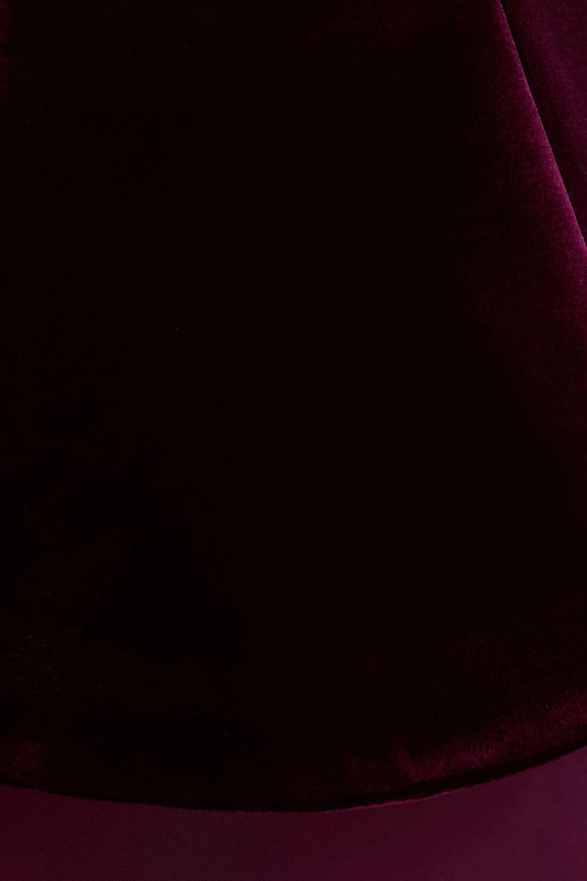 Indulgent | Burgundy Velvet And Satin Bandeau Corset Maxi Dress