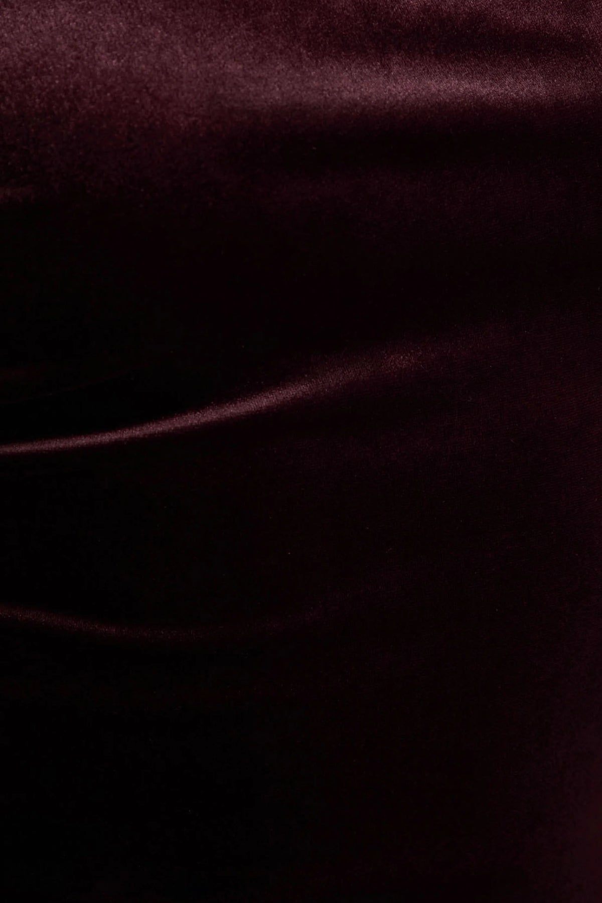 Carella | Burgundy Velvet Twisted Asymmetric Midi Dress