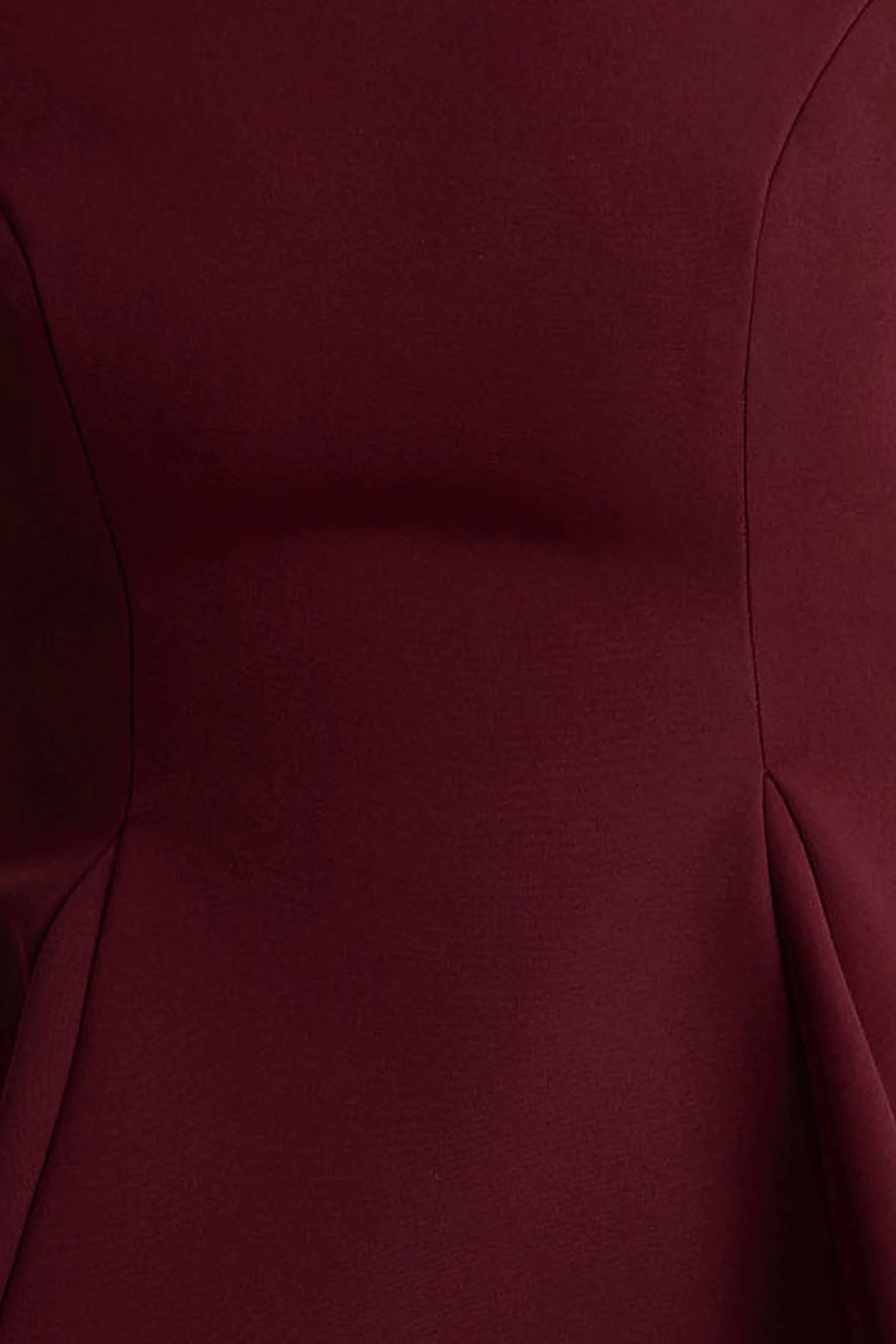 Eletta | Burgundy Embellished Crew-Neck Mini Dress