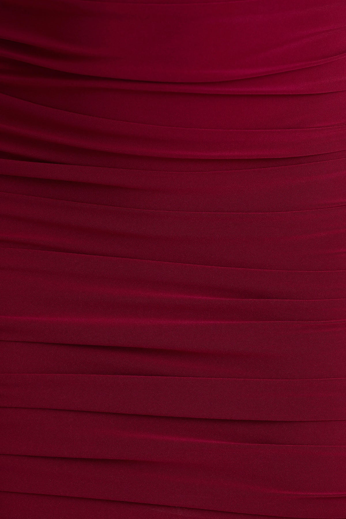 Missy | Burgundy Mini Dress With Cape-Sleeve And Ruched Detailing