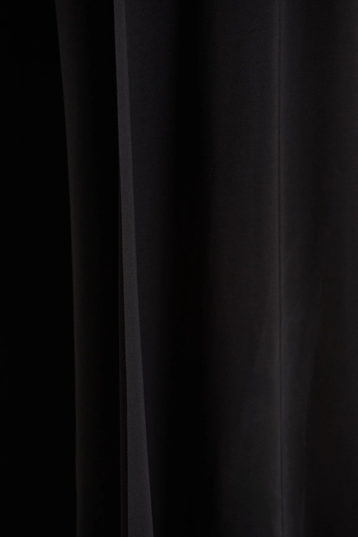 Zara | Black Square-Neck Jumpsuit With Cape Sleeves