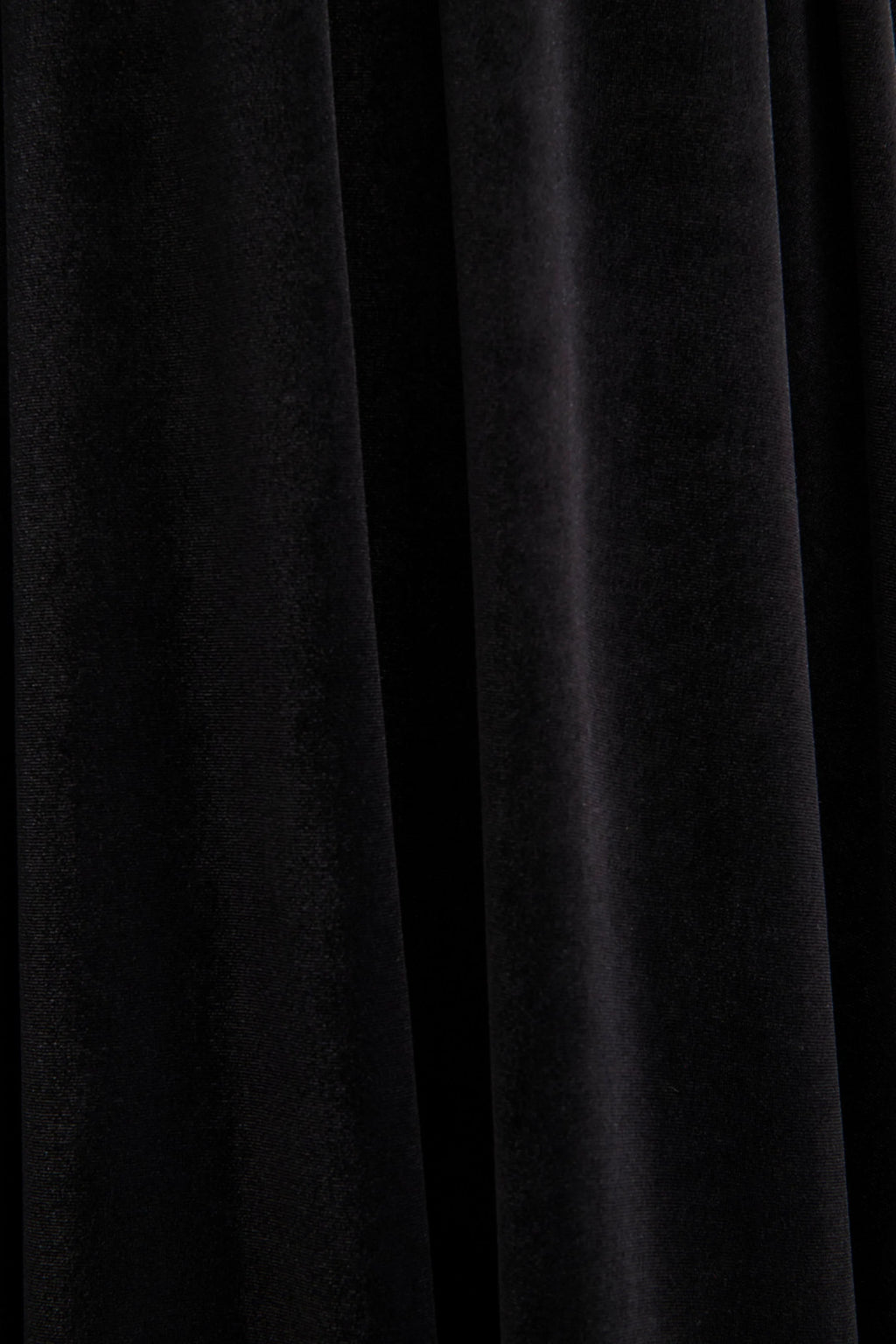 Esmeray | Black Velvet Sweetheart-Neck Midi Dress