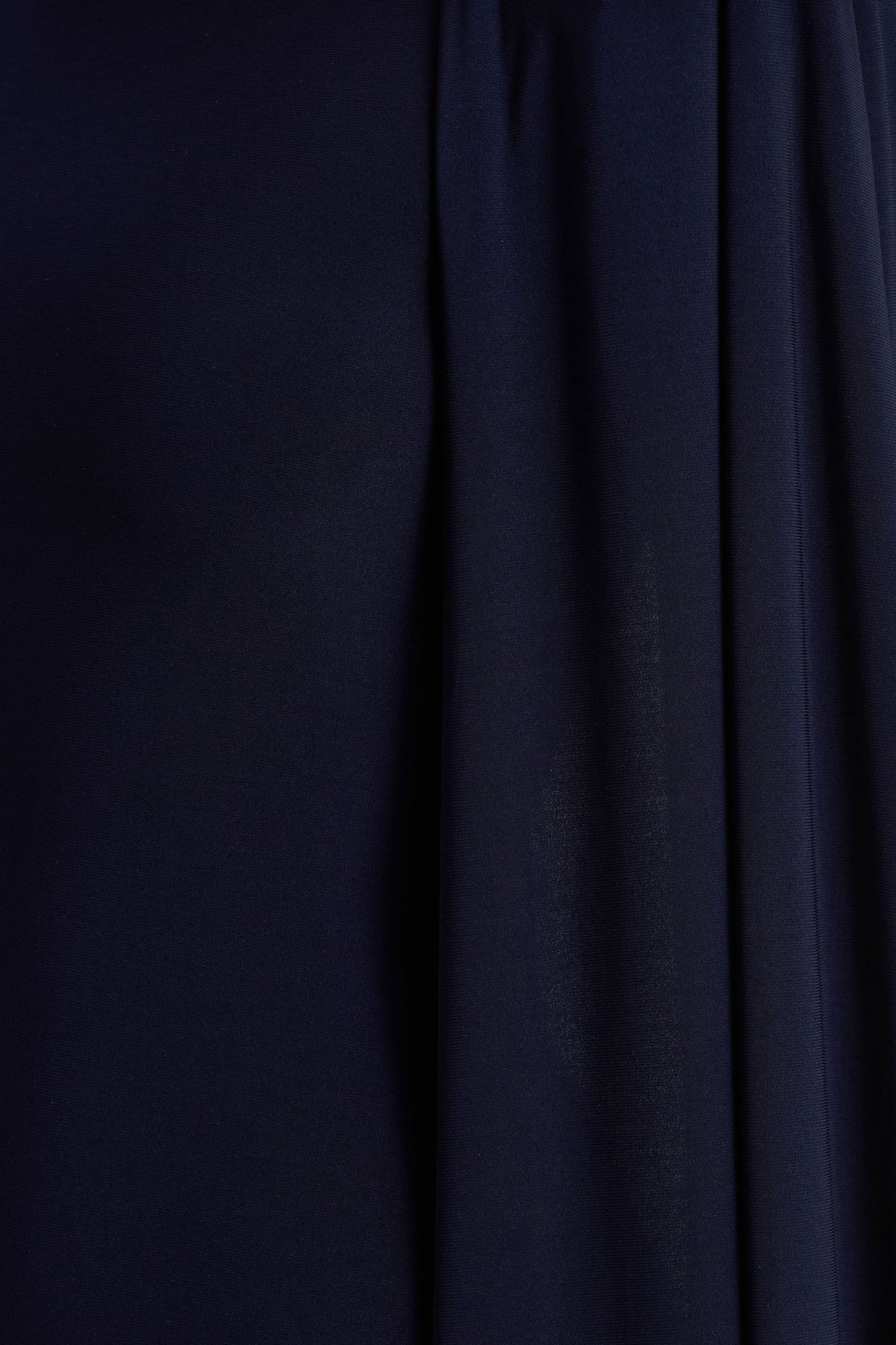 Mimi | Navy High-Neck Maxi Dress With Cape Sleeve Detail