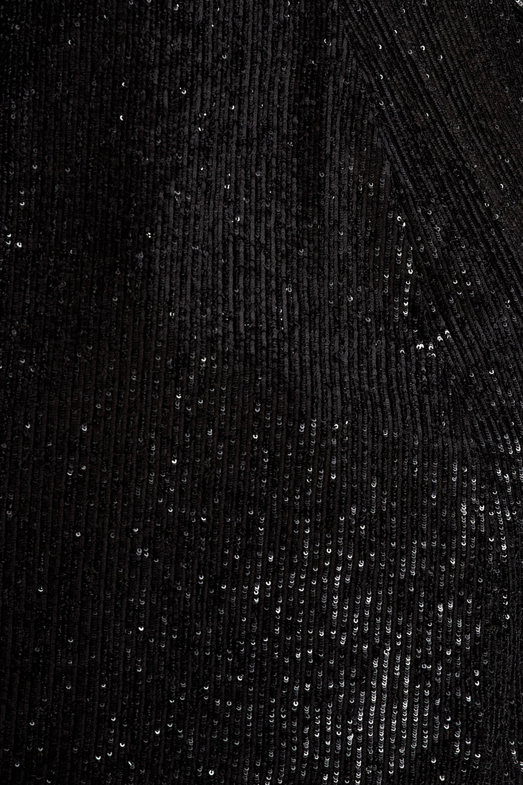 Clarabell | Black Sequin Bandeau Structured Mini Dress