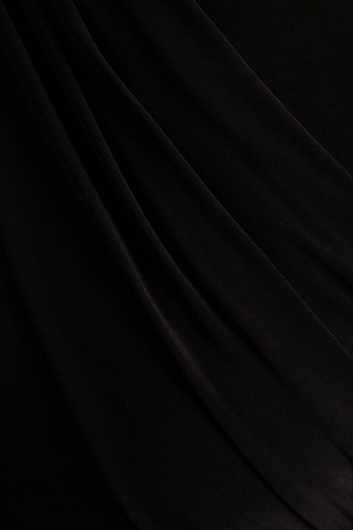 Zora | Black Crew-Neck Mini Dress With Knot And Sash Detail