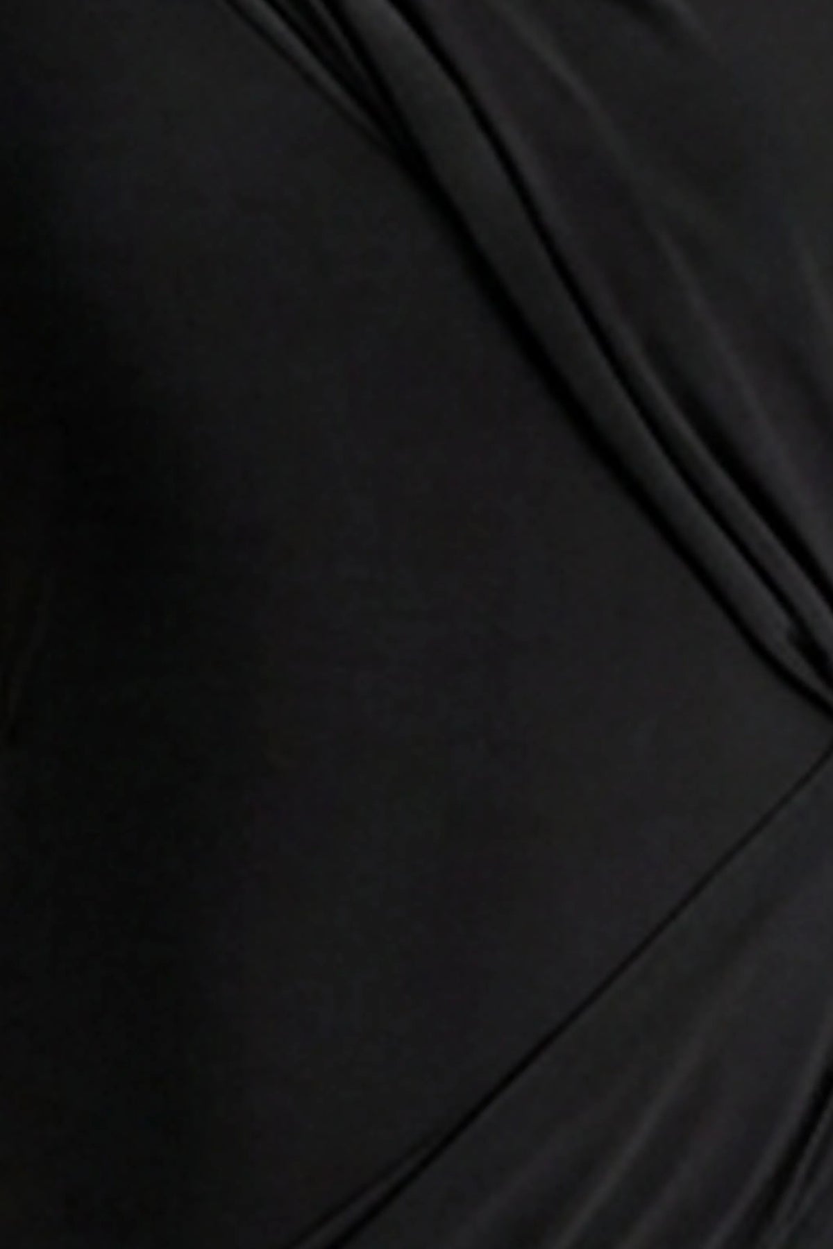 Aphra | Black High-Neck Maxi Dress With Cape-Sleeve