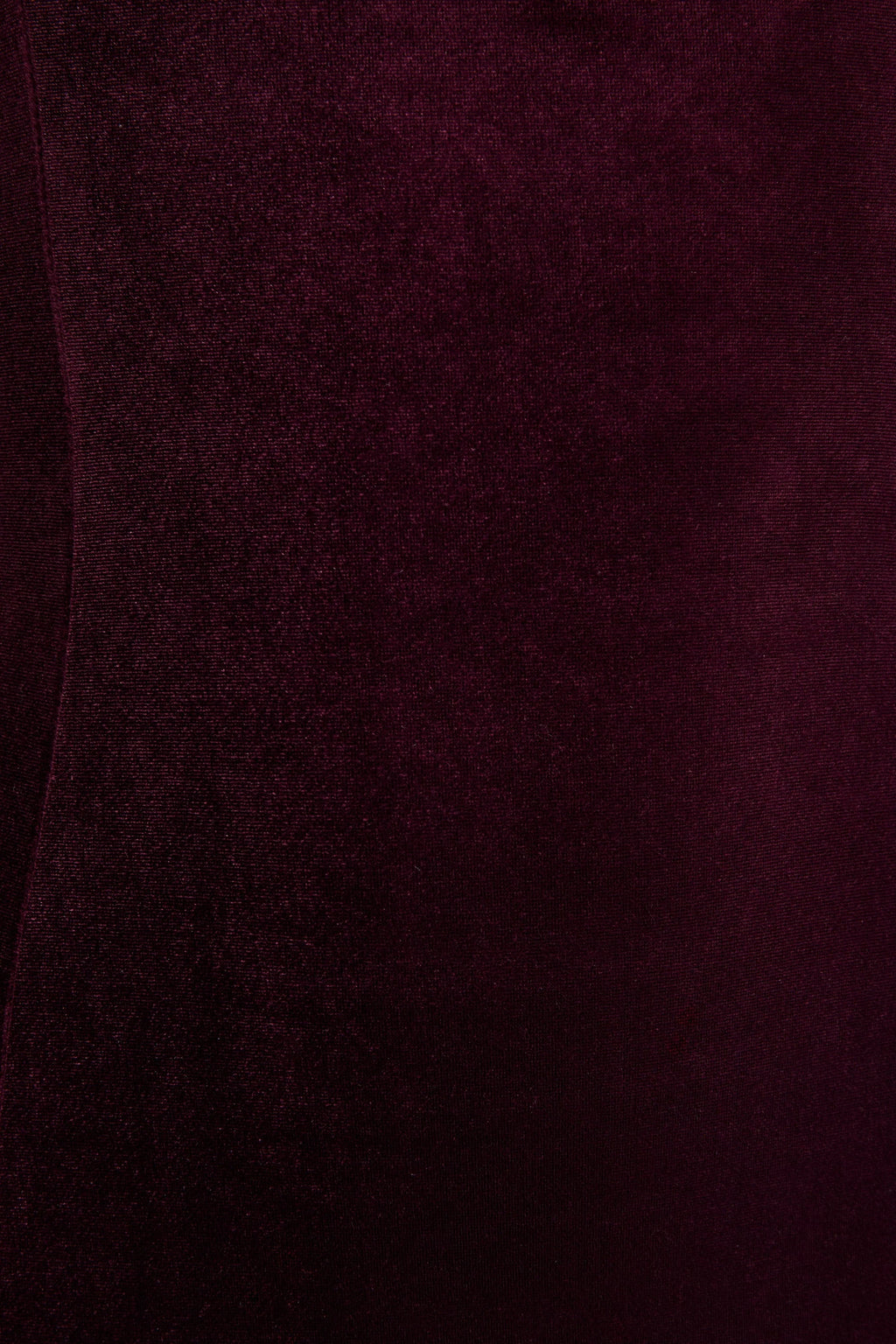 Emberlyn | Burgundy Velvet Scoop-Neck Fishtail Midi Dress