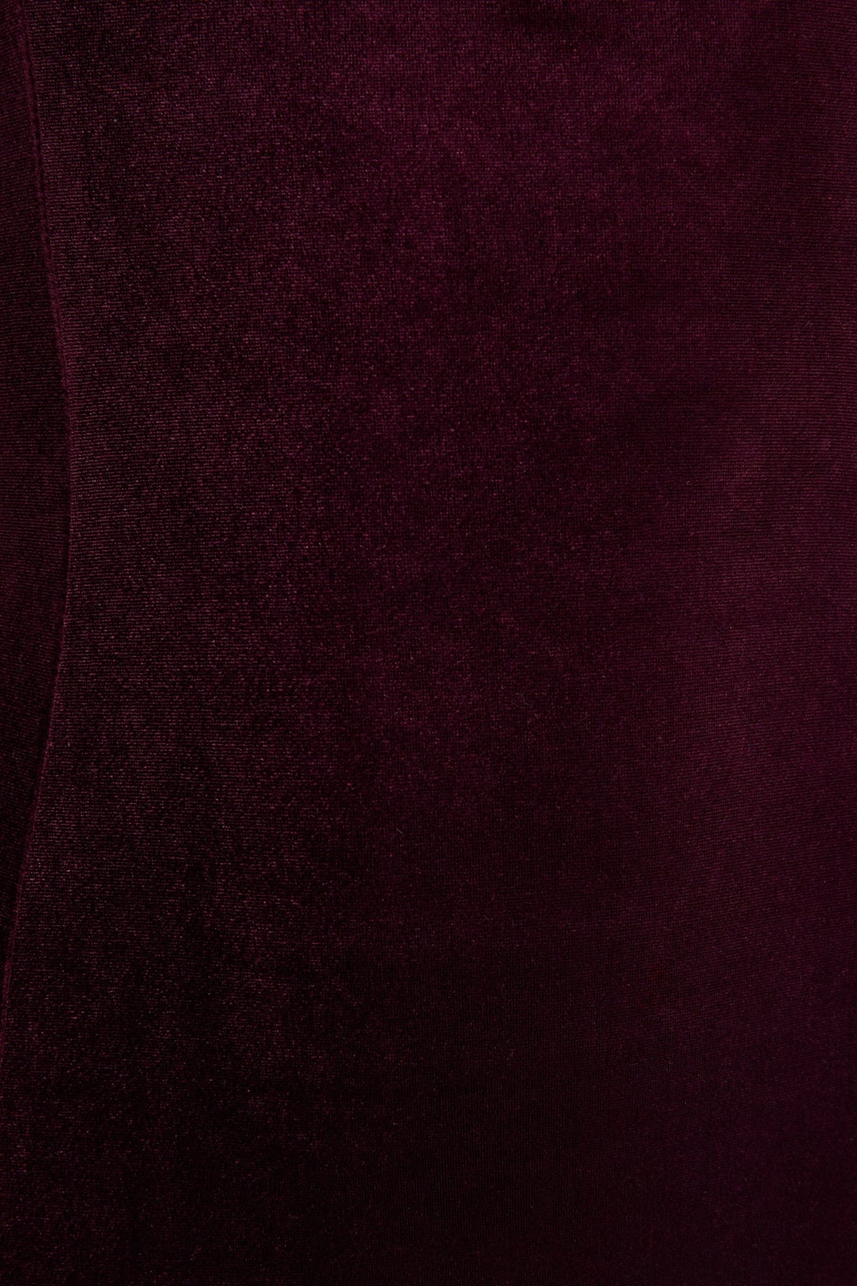 Emberlyn | Burgundy Velvet Scoop-Neck Fishtail Midi Dress