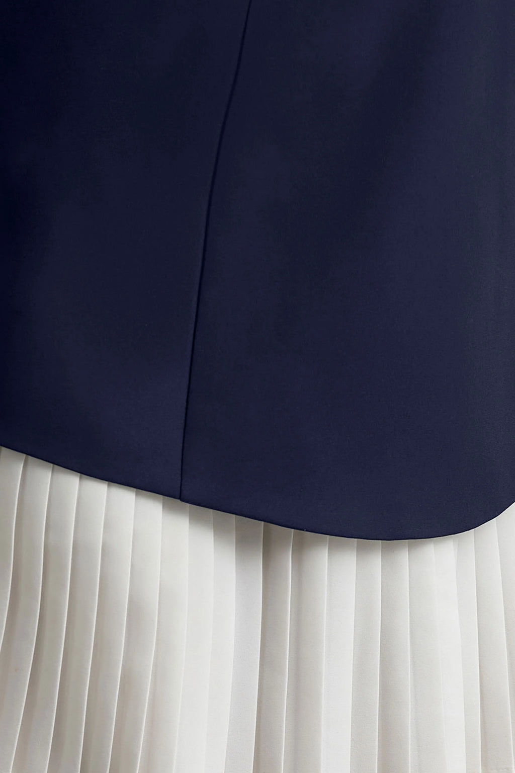 Lysette | Navy Sweetheart Long-Sleeve Stretch Mini Dress