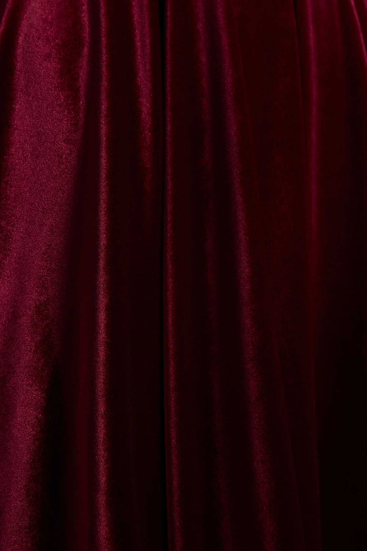 Roxanne | Burgundy Velvet Square-Neck Mini Dress