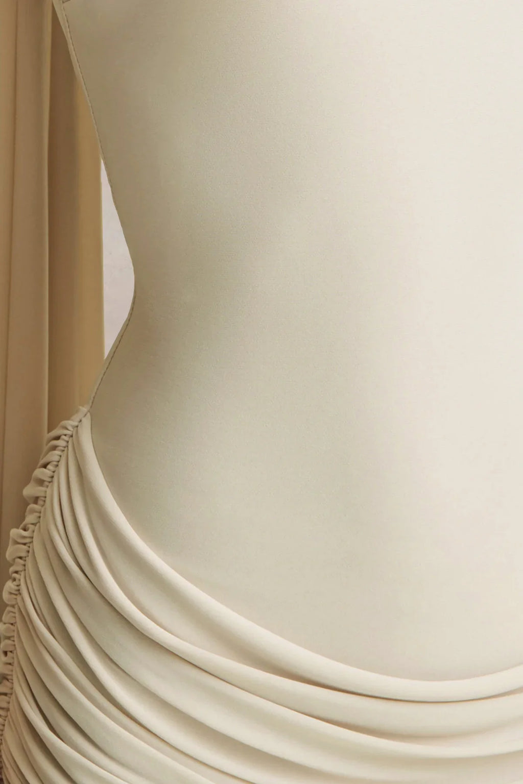 Graciella | Stone Bandeau Maxi Dress With Draped Detailing And Scarf