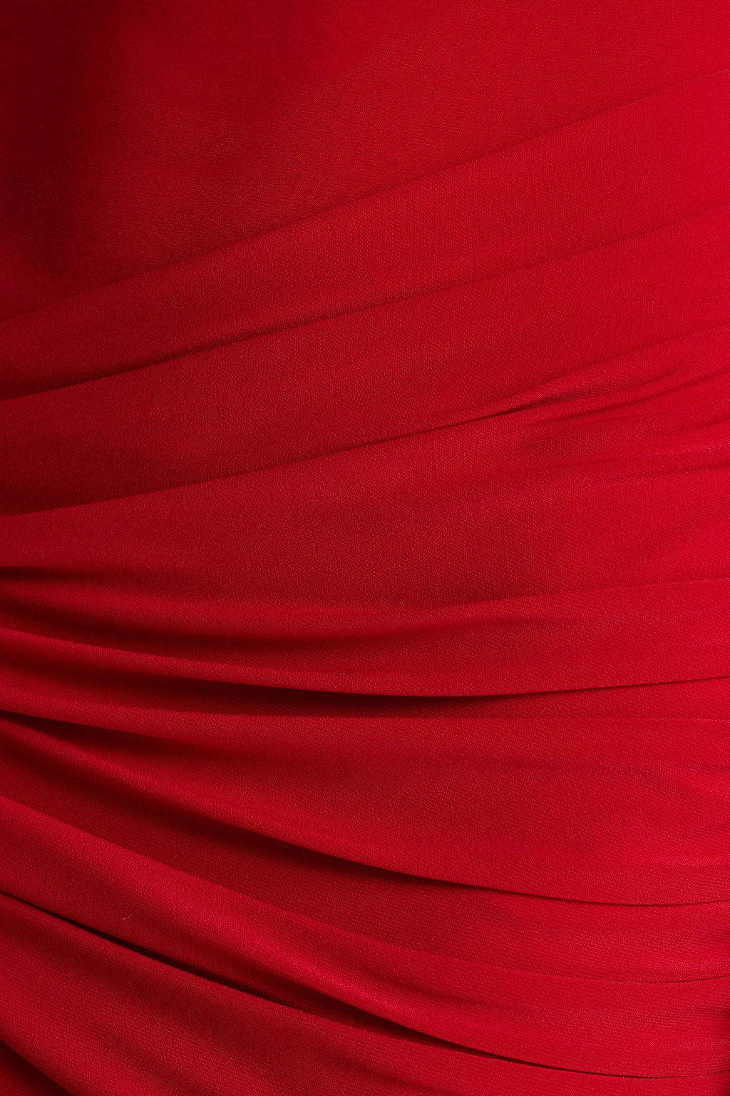 Petronia | Red V-Neck Maxi Dress With Wrap-Detail